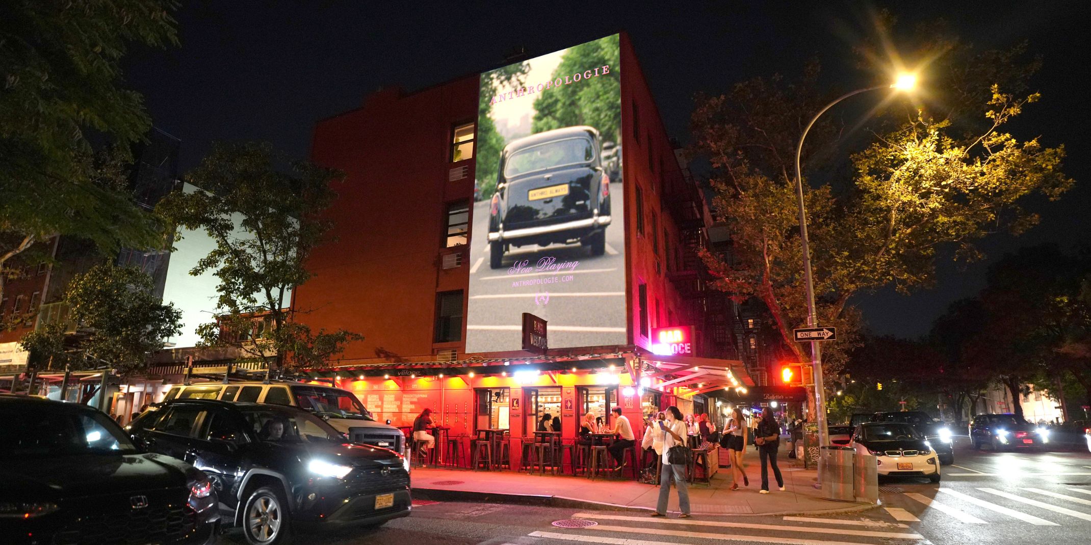 Anthropologie projection campaign